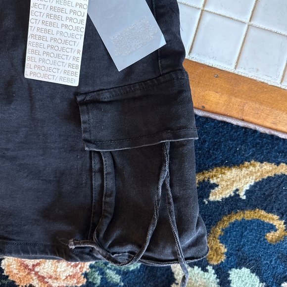 Project Rebel mini denim cargo skirt. NWT. - Picture 4 of 8